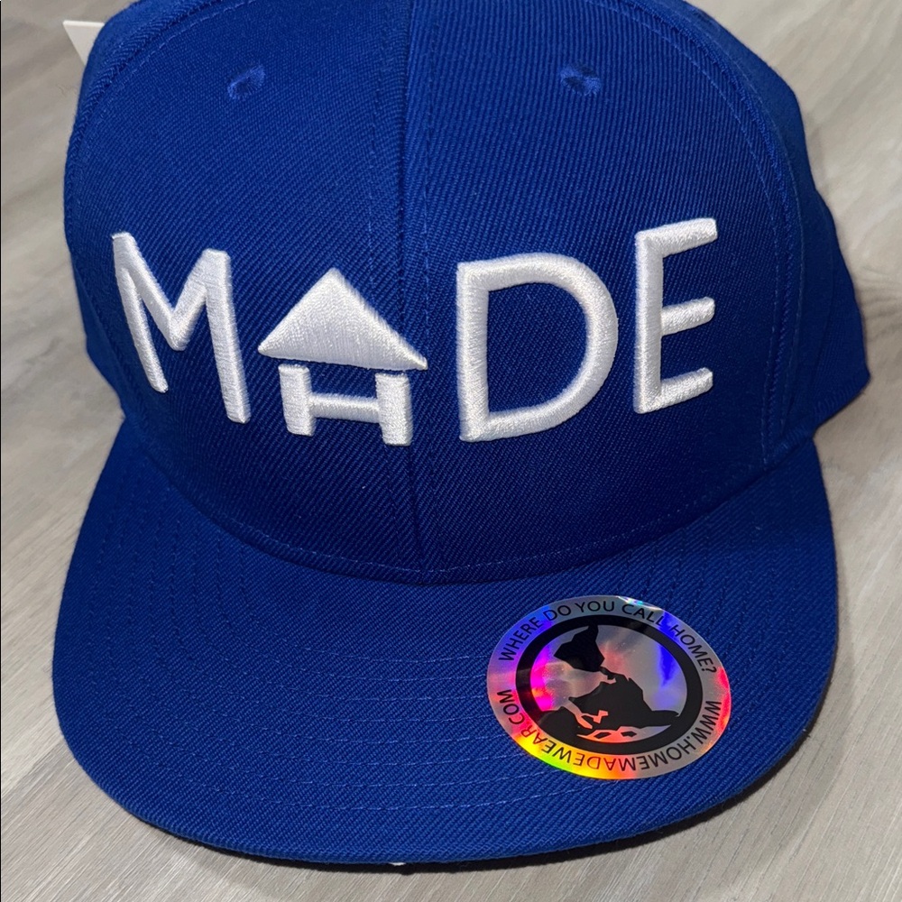Blue MADE Snapback Hat